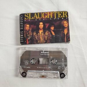 Slaughter – Up All Night Cassette Single (1990)